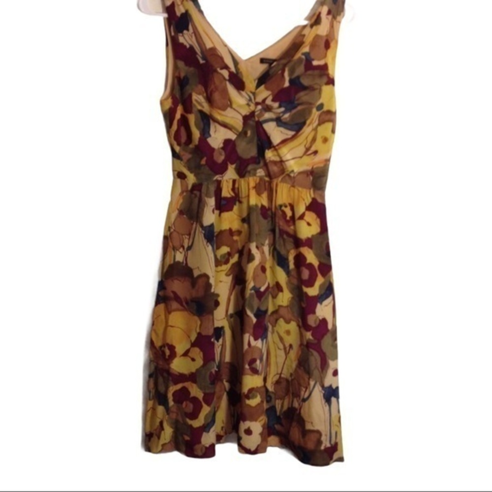 Banana Republic Fall color prints dress Sz 0
